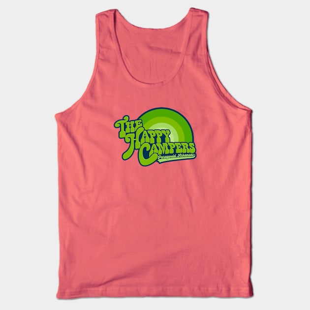 The Happy Campers - Green Rainbow Tank Top by rt-shirts